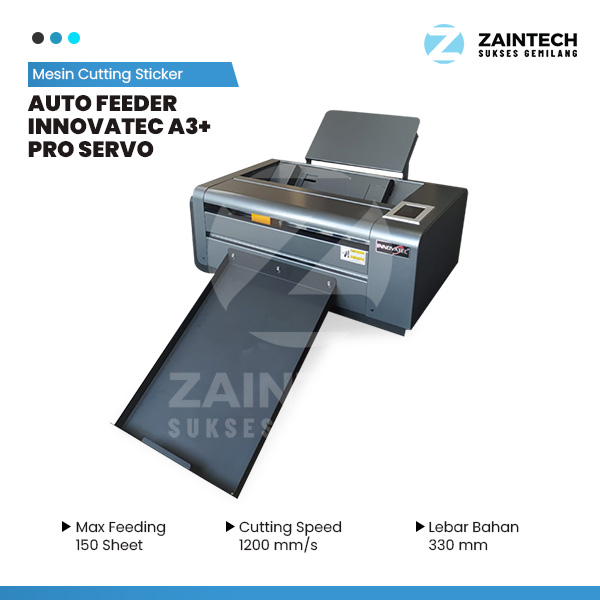 Serupa Mesin Cutting Sticker INNOVATEC Auto Feeder A3+ Pro Servo Motor